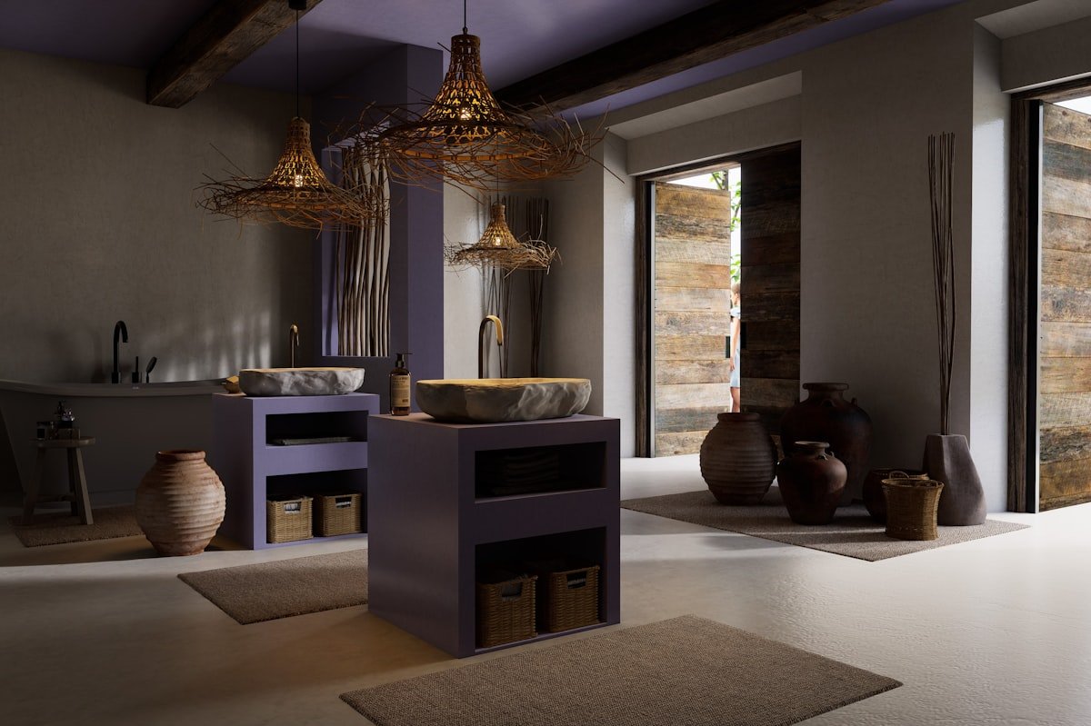 Natural materials and textures